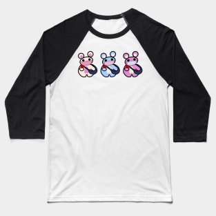 Three Chibis: Spread Lubba Not Germs Baseball T-Shirt